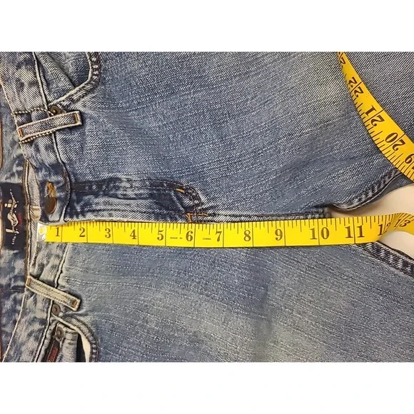 Vintage L E I jeans Sz 13 Med Wash Regular Fit‎ Flare Bottoms - Picture 11 of 12
